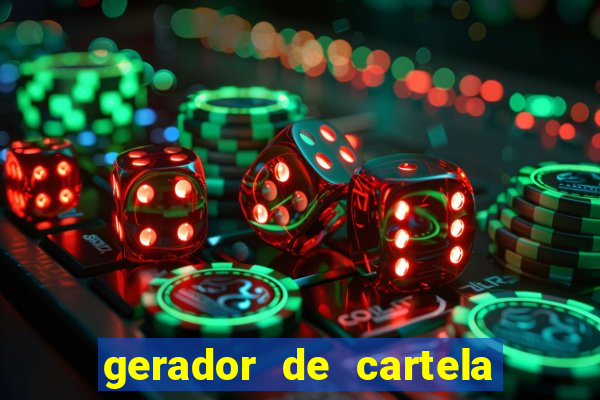 gerador de cartela de bingo